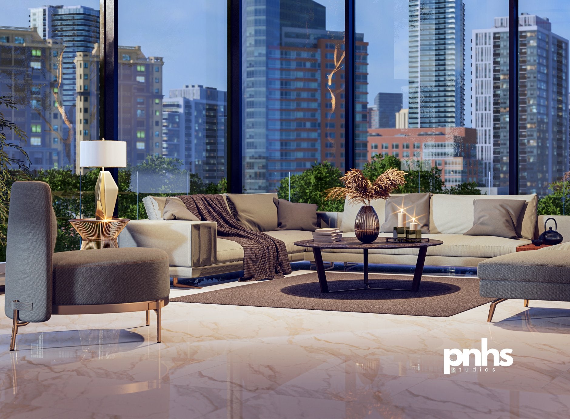 Experience modern furnishings for luxurious interiors at Penthouse Interiors.