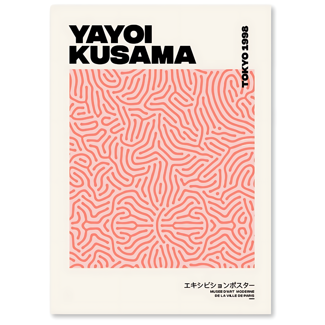 TOKYO 1998 - Yayoi Kusama-inspirerade canvastavlor
