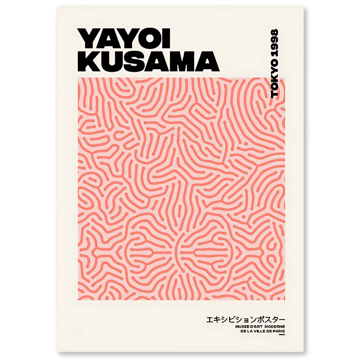 TOKYO 1998 - Yayoi Kusama-inspirerade canvastavlor