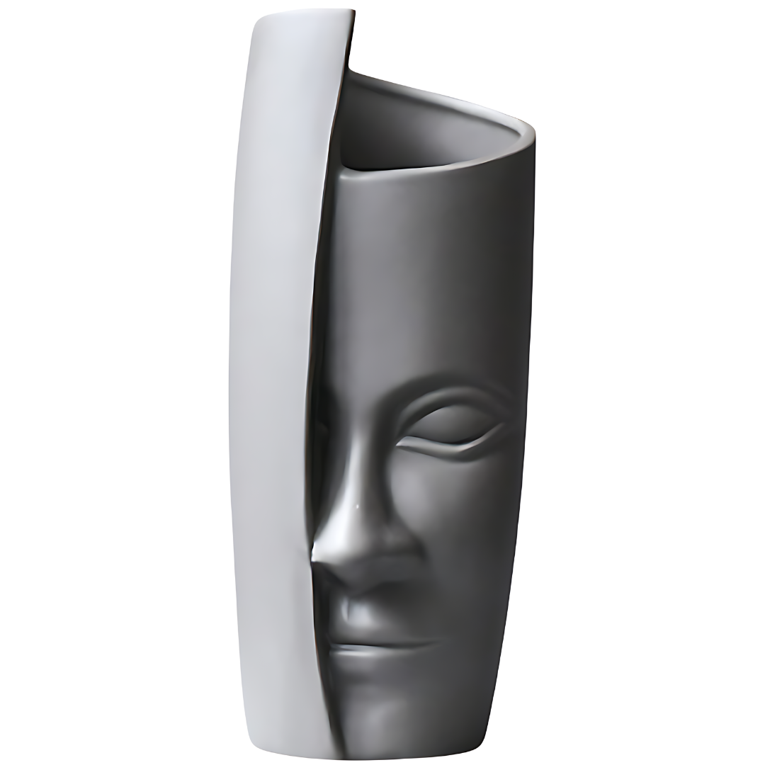 Ansiktskonst Vases 13 "keramik